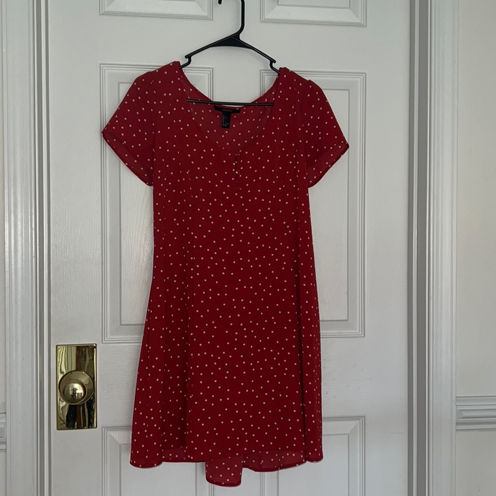 Forever 21 Red Polka Dot Dress